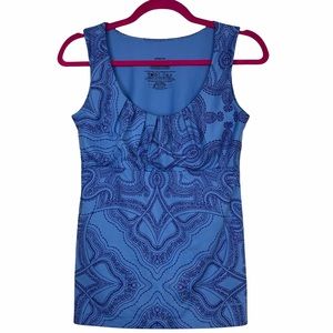 Patagonia Super Soft Paisley Print Blue Tank Top S